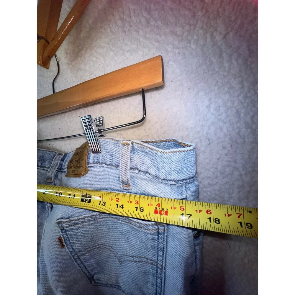 Lot of 2 Vintage Levis 505 Orange Tab Mens 38x32 Made in USA Medium Wash Denim